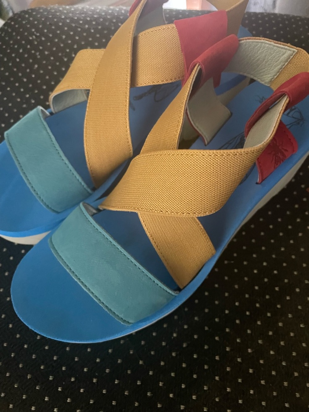 Fly London sandal platforms 37